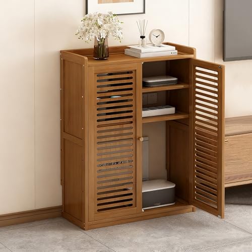 WiFi���[�^�[���[�L���r�l�b�g�A�z�[�����f�B�A���[�L���r�l�b�g�A�t���A�X�^���h�^�L���r�l�b�g�I�[�K�i�C�U�[ �ƒ�p�E�I�t�B�X�p(Brown A,32.3x23.2x9.8in)