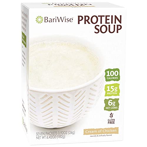 BariWise High Protein Soup Mix, Cream of Chicken - Low Calorie, Low Carb, 15 Protein (7ct) BariWise High Protein Soup Mix, Cream of Chicken - Low Calorie, Low Carb, 15 Protein (7ct)