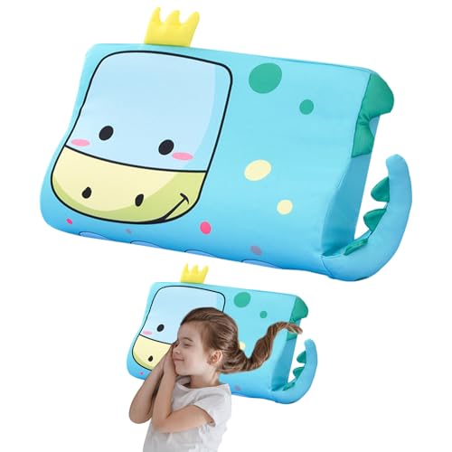 GAROMIA Schlummerkids Kissen Calmly Kinderkopfkissen 44 * 27cm Kinderkissen Ergonomisch Schlummerkids Kawaii Tiere Kissen Mit Kopfkissenbezug for...
