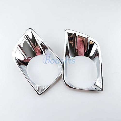 Miniatura 3 de Para Toyota Land Cruiser 150 Prado FJ150 2010 2011 2012 2013 delantero niebla lámpara cubierta superposición TRIM cromo car styling Accesorios