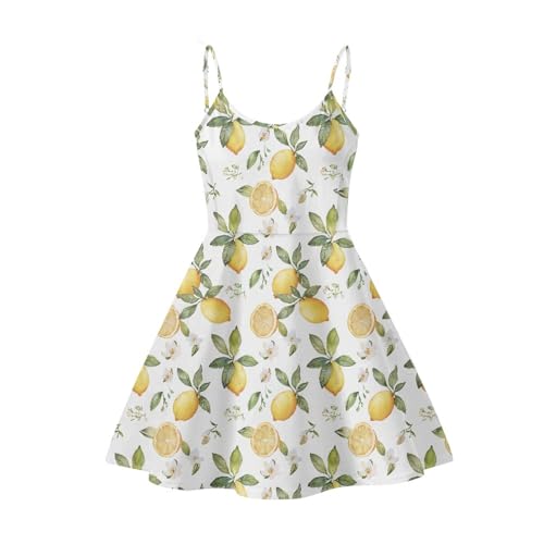 Image of Coloranimal Women's Summer Sleeveless Casual Swing Dresses with Loose Fit Beach Sundress