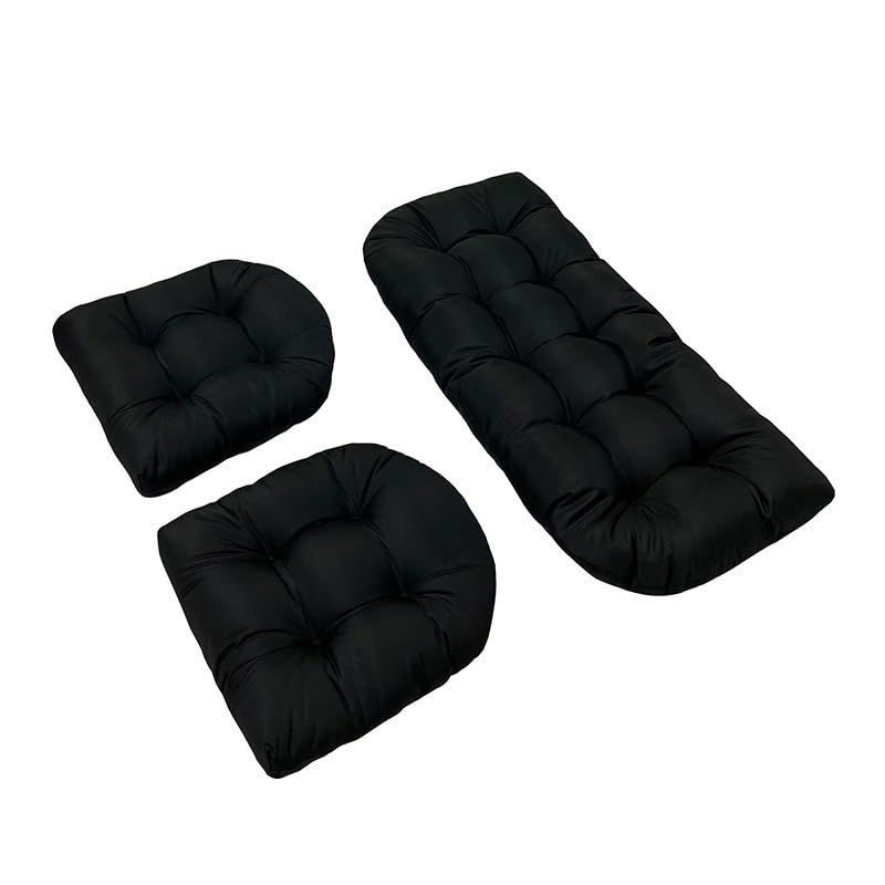 Housse de chaise de jardin imperméable contre la pluie pour table banc et rotin lot de 3