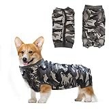 【Tamaños de la camisa de recuperación】 Hay 2 tamaños para perros que se adaptan a diferentes tamaños de cuerpo (M, XL), M: Largo: 35cm, Busto: 40-52cm, XL: Largo: 48cm, Busto: 52-72cm, Por favor Consulte la tabla de tallas y asegúrese de elegir la talla correcta antes de comprar.