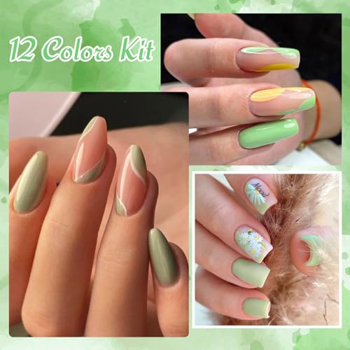 Set de 12 Esmaltes en Gel MTSSII Verde miniatura 3
