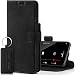 Produktbild SURAZO Prestige Handyhülle für Apple iPhone 13 Pro Max  Premium Echtleder Hülle Schutzhülle mit [Standfunktion, Kartenfach, RFID Schutz]  Klapphülle Wallet case Handmade in Europe (Schwarz)