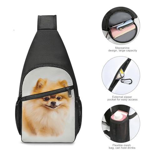 Morrales de senderismo mochila tipo sling para viaje miniatura 5