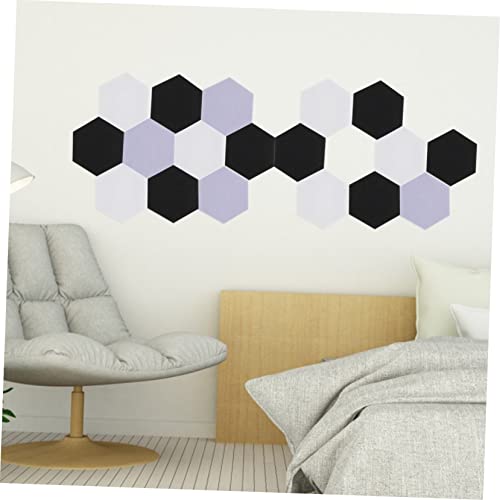 12 piezas Paneles Acústicos Hexagonales de Alta Densidad para Reducción de Ruido con Material de Fieltro Seguro y Fácil Instalación miniatura 6
