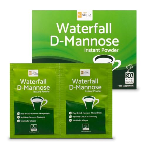 Waterfall D-Mannose Instant Powder Sachets (10 x 3g) - Cystitis & UTI Relief - SC Nutra