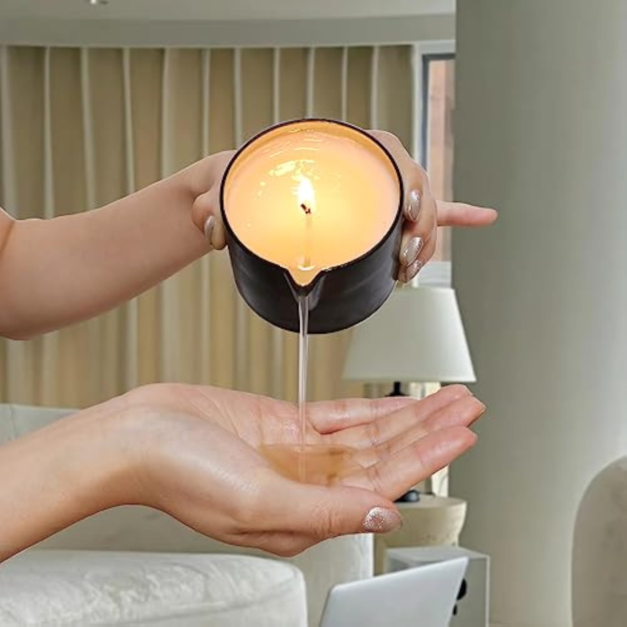 Scented Body Massage Oil Candle, 6.35OZ