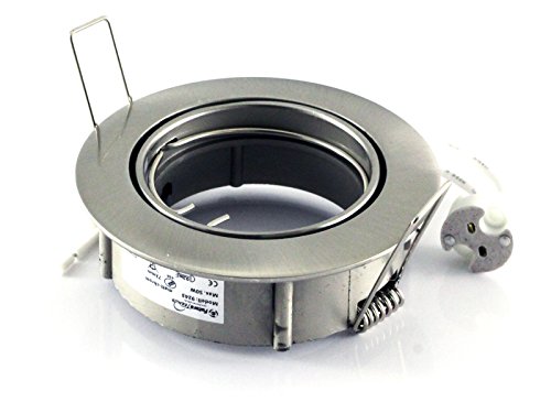 Foco empotrable (Foco empotrable Acero Inoxidable gebrüstet (de cromo mate) Incluye MR16 GU5.3 Capacidad orientable 100% fundido Cover