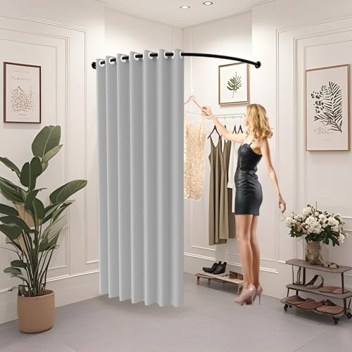 WPYGHLJN Umkleidekabine Freistehend, Wandmontage Tragbarer...