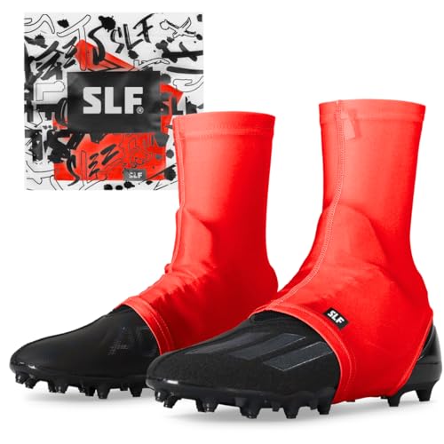 SLEEFS Solid Spats/Cleat Covers (Red, L/XL)