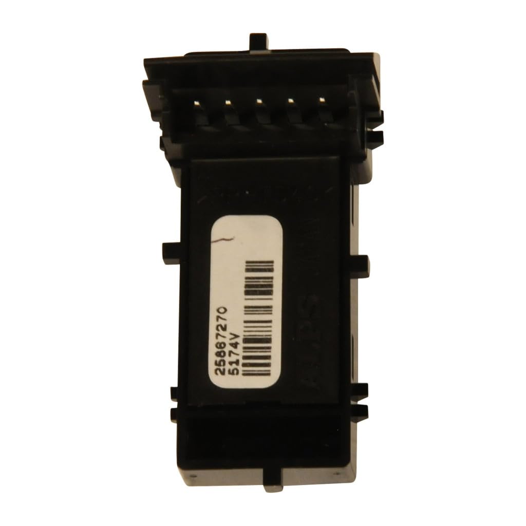 KarParts360 for Chevy Traverse 2009-2017 Door Lock Switch Driver Side | Ebony | Rocker Switch Activation | Replacement for 25867270
