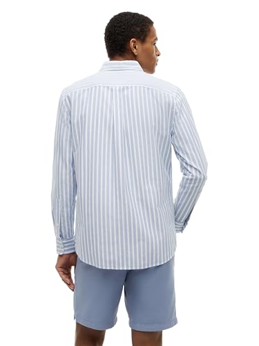 Image of Tommy Hilfiger Men's Long Sleeve Oxford Shirts in Regular Fit, Men's Button Down Shirts, Also Available in Big and Tall