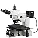 AmScope ME600TZ Episcopic Trinocular Metallurgical Microscope, 50X-1000X Magnification, PL10x Extreme Widefield Eyepieces, Infinity Plan Long Working Distance Objectives, Kohler Condenser, Brightfield/Darkfield/Polarizing Halogen Illumination with Rheostat, Large Double-Layer Mechanical Stage, 110V