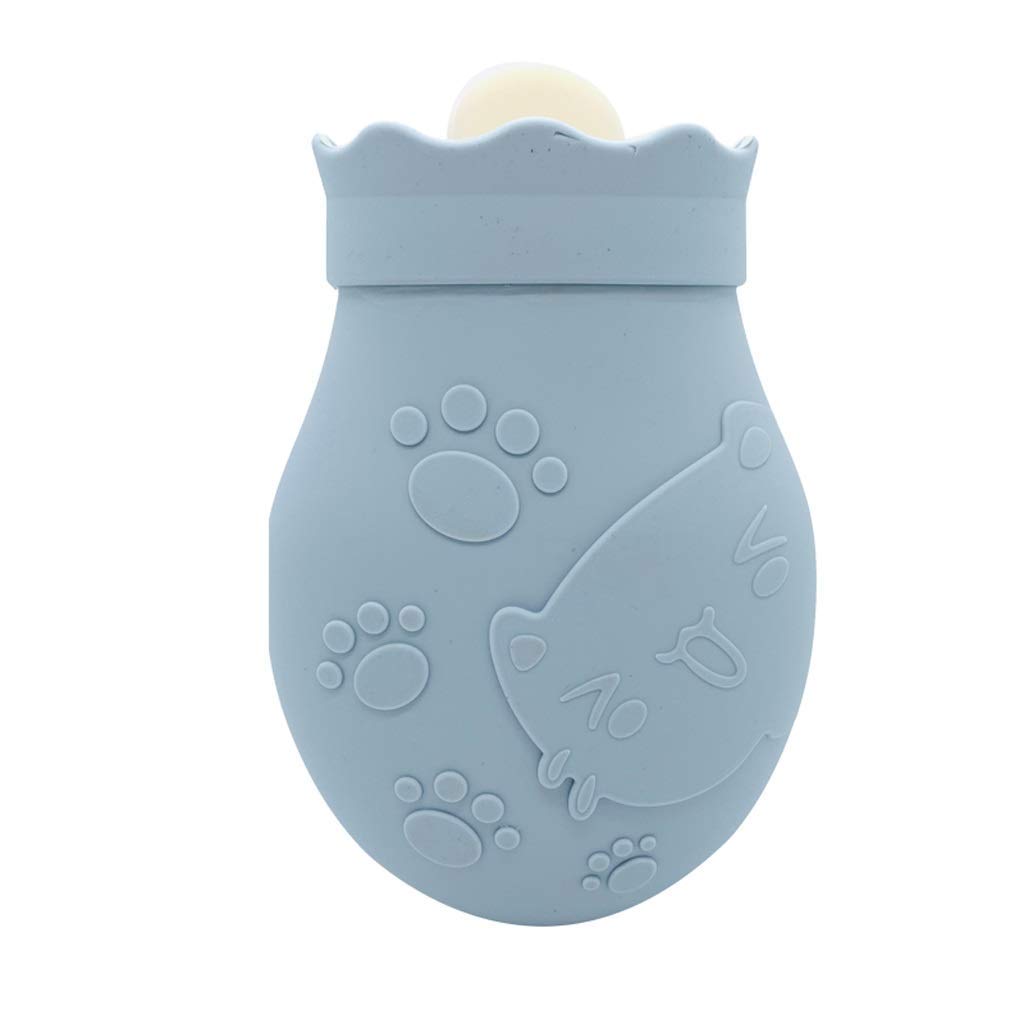 Linda mini botella de agua caliente de silicona: portátil y duradera, perfecta para Navidad y cumpleaños