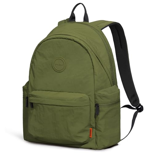 mixi 15Inch Casual Travel Daypack Lightweight Laptop Backpack, Jungle Green