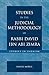 Studies in the Judicial Methodology of Rabbi David ibn Abi Zimra (Studies in Judaism)