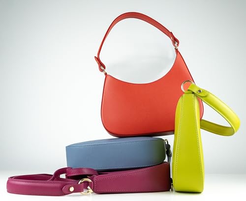 Image of Premium Italian Leather Handmade in Florence, Italy. Small Handbags for Women with Detachable Strap Made in Italy