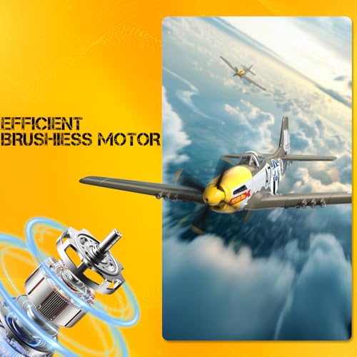 Image of volantexrc Brushless RC Plane, 4CH Remote Control Airplane for Adults
