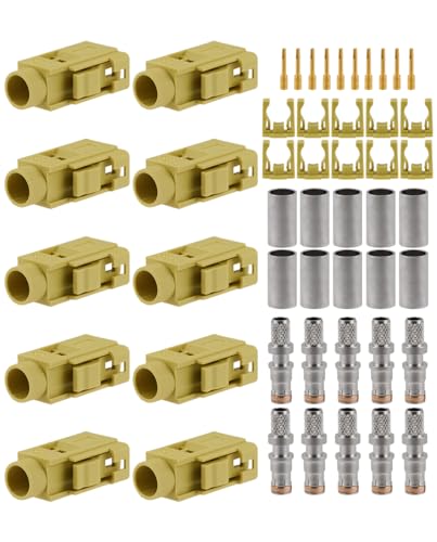 Conector Fakra K Tipo Femenino para Cable RG58 miniatura 2