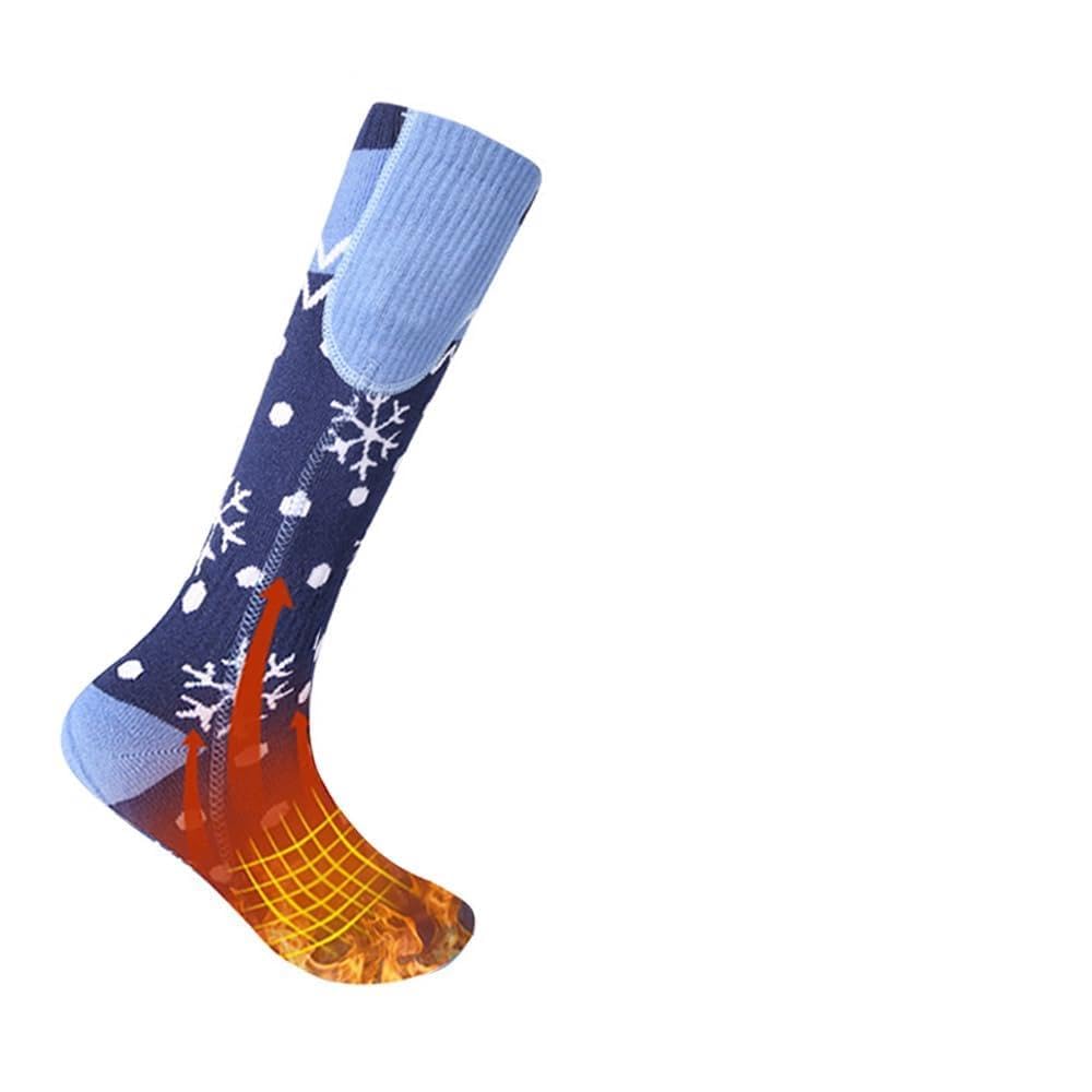 Fafeicy 5000mAh Wiederaufladbare Heizsocken für Herren Damen mit APP