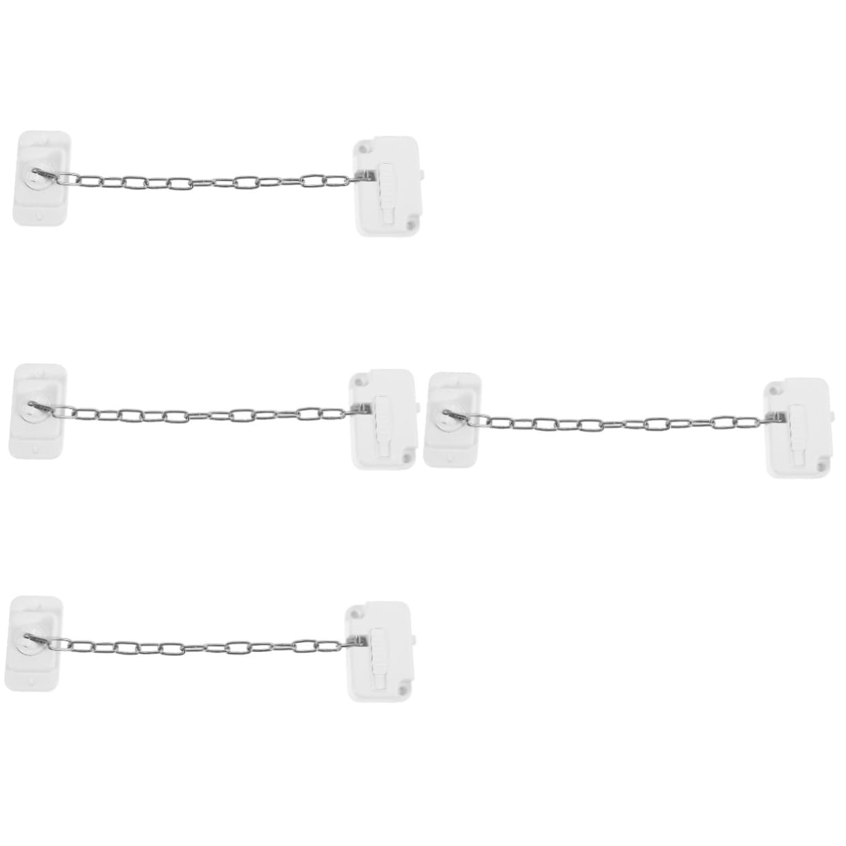 Operitacx 4 Pezzi Lucchetto Di Sicurezza Per Finestre Catena Per Porta Resistente Catena In Acciaio Inossidabile Lucchetto A Catena Lucchetti A Catena Per Porta Catena Per Porta Catene Per