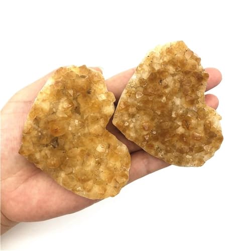 Citrine quartz jaune véritable cristal de roche décoration intérieure