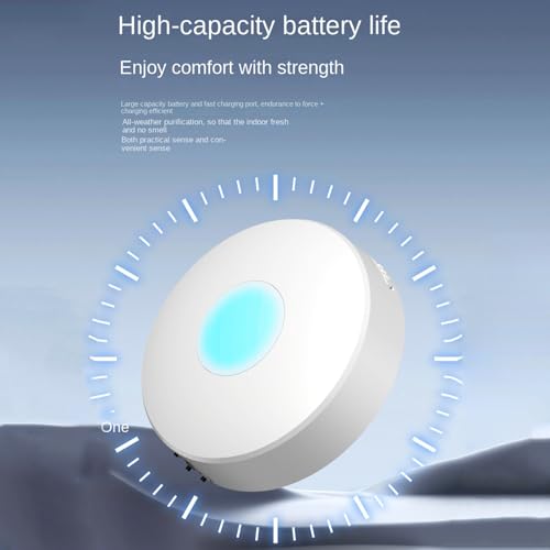 Purificateur d'air pour bac à litière rechargeable à haute efficacité