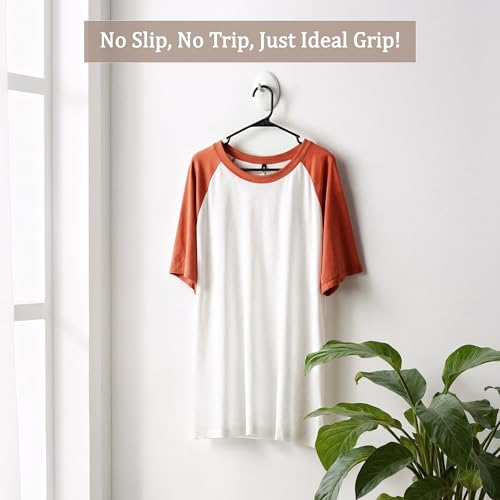 image for Utopia Home Plastic Hangers 20 Pack - Perfect Space Saving Clothes Han