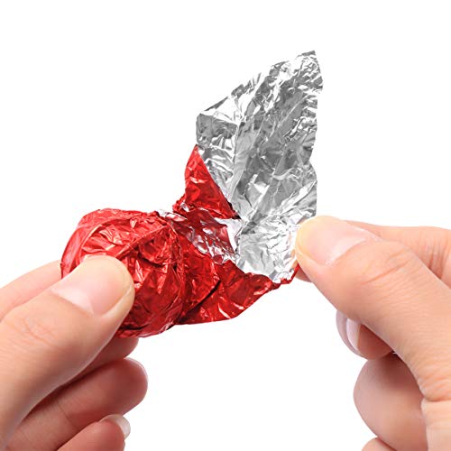 Bestonzon 200Pcs Metallic Foil Paper Sheet Gift Package Wrapping Paper For Packaging Chocolate Candy #TOP1