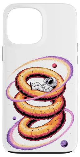 Astronauta Espacio Aros de Cebolla Estrellas Galaxia Carcasa para iPhone 13 Pro Max