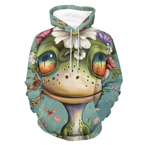 Sweat à Capuche Grenouille Fini les Pulls Ennuyeux Style Unisexe