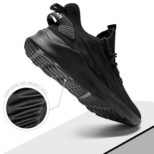 Mens Running Shoes Tennis Sneakers Walking Slip on Gym Workout Athletic Breathable Jogging Sport Casual Shoe4