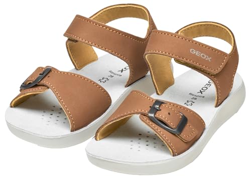 Geox J Sandal Lightfloppy, Sandały dziecięce, Tytoń, 30 EU