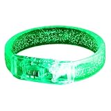 Braccialetti LED | Giocattoli Con Braccialetti Illuminazione | Bracciali Lampeggianti A LED Che Si Illuminano Al Buio Accessories Per Festival | Bracciali Luminosi Accessories Per Concerti (Verde)