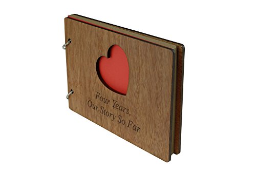 4 Years Our Story So Far - Scrapbook, Photo Album Or Notebook Idea For 4Th Anniversary #TOP1