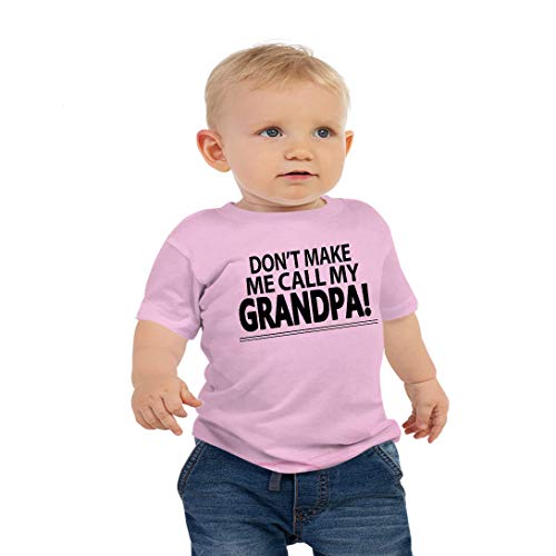 Don't Make Me Call My Grandpa Toddler T Shirts for Grand Baby Boys and Girls