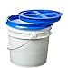 Gamma Seal Lids for 3.5, 5, 6 and 7 Gallon Buckets – Combo of 7 colors – Food Grade BPA Free Reusable Lids, Made in USA
