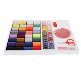 Kit de costura para arreglos de ropa: decoración de costura, manualidades, ropa, confección de ropa, etc., herramientas de costura de viaje