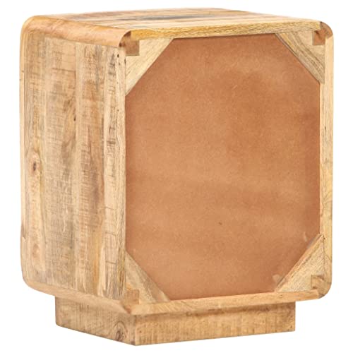Table de chevet stable en bois massif style rustique moderne
