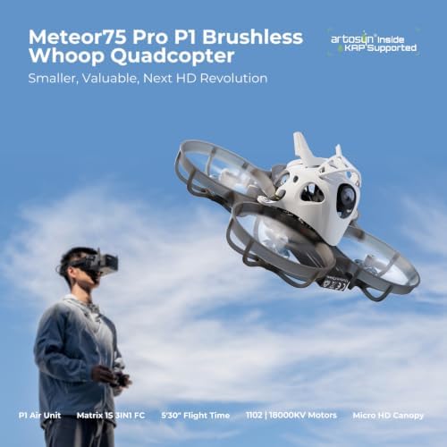 BETAFPV Meteor75 Pro P1 1S 브러시리스 후프, 시네마틱용 1080P HD VTX 포함 — 사진 2