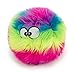 goDog Furballz Rainbow Plush Dog Toy with Chew Guard Technology, Large, Rainbow