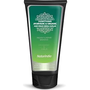 Ayurvedic Organic Conditioner for Hair Growth, Regeneration of hair loss with ALOE SHIKAKAI and AMLA plants For Women and Men 6oz