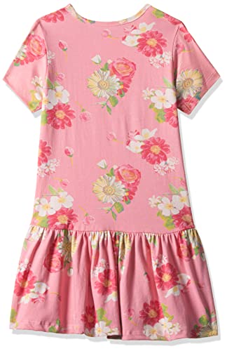 Image of T2F Girls Cotton A-Line Knee-Length Casual Dress