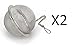 Tea Ball, Stainless Steel Mesh, 2-In.