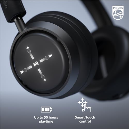 Image of Philips Fidelio L4 Flagship Over-Ear Wireless Headphones, Active Noise Canceling Pro+ (ANC), Hi-Res, Bluetooth Multipoint, Integrated Google Assistant, Wired or Wireless, for Audiophiles