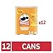 Pringles, Crisps, Lunch Snacks, Office and Kids Snacks, Grab N' Go, Cheddar Cheese (12 Cans)