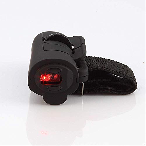 Mouse de dedo anular 2.4G inalámbrico con sensor óptico mini y diseño negro
