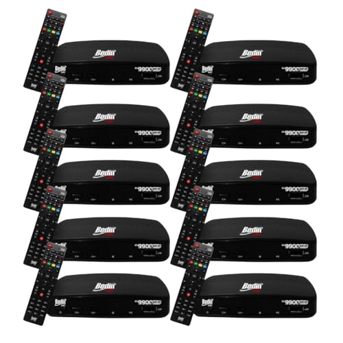 10 Receptores Digital Full HD Banda C e KU - BS9900S Bedin Sat